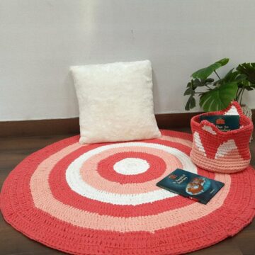 AVICARK NIT004 BEIGE RED 4X4 ROUND