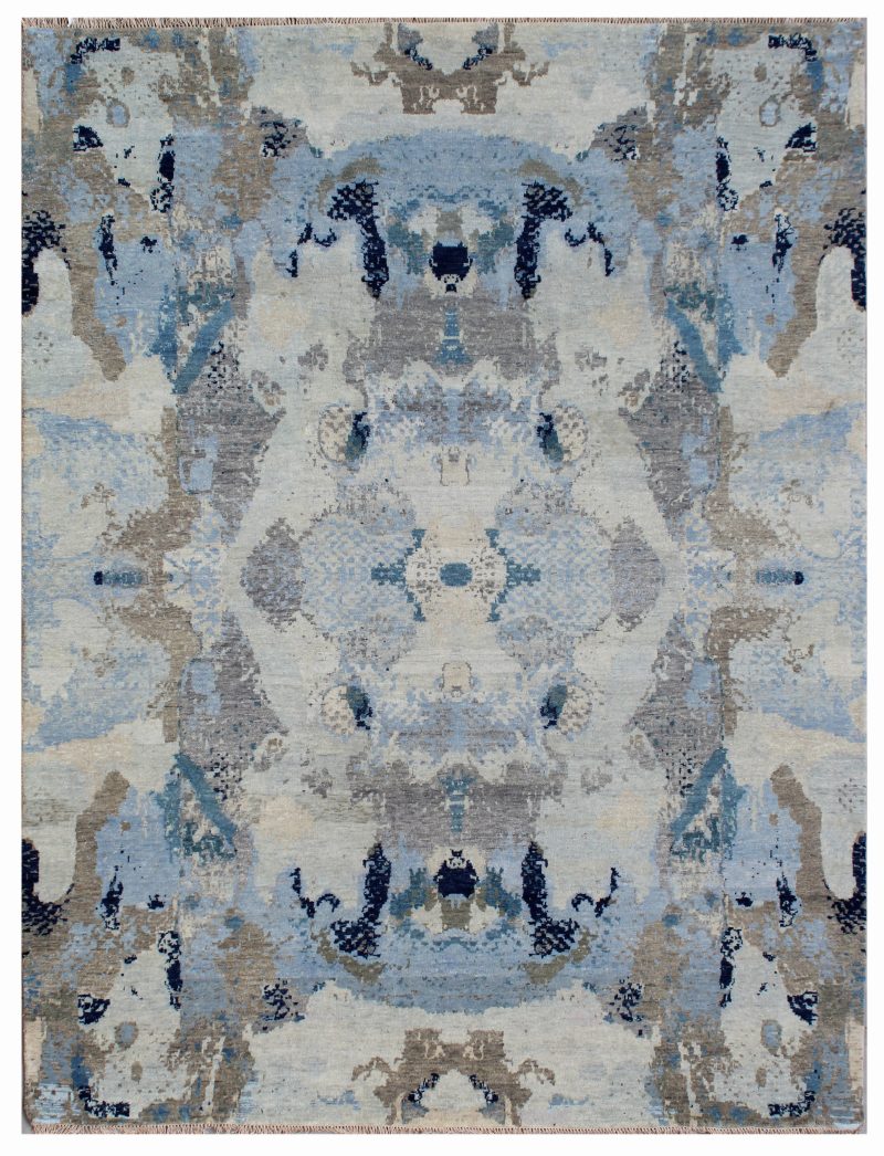 VD-01 IVORY BLUE 8X10