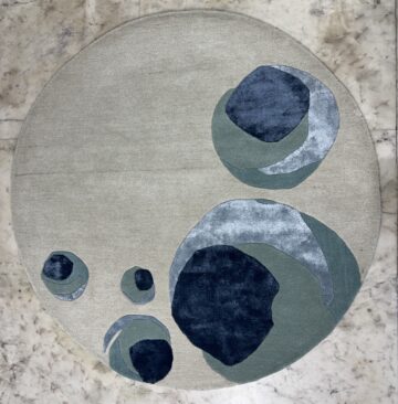 D-06 LGIHT GREY BLUE ROUND 5X5