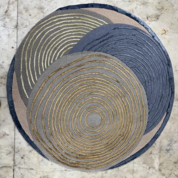 THI-04 GOLD BLUE ROUND 5X5