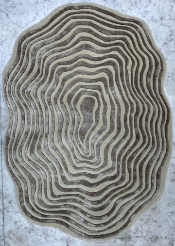 D-2031 BEIGE BROWN 5X8