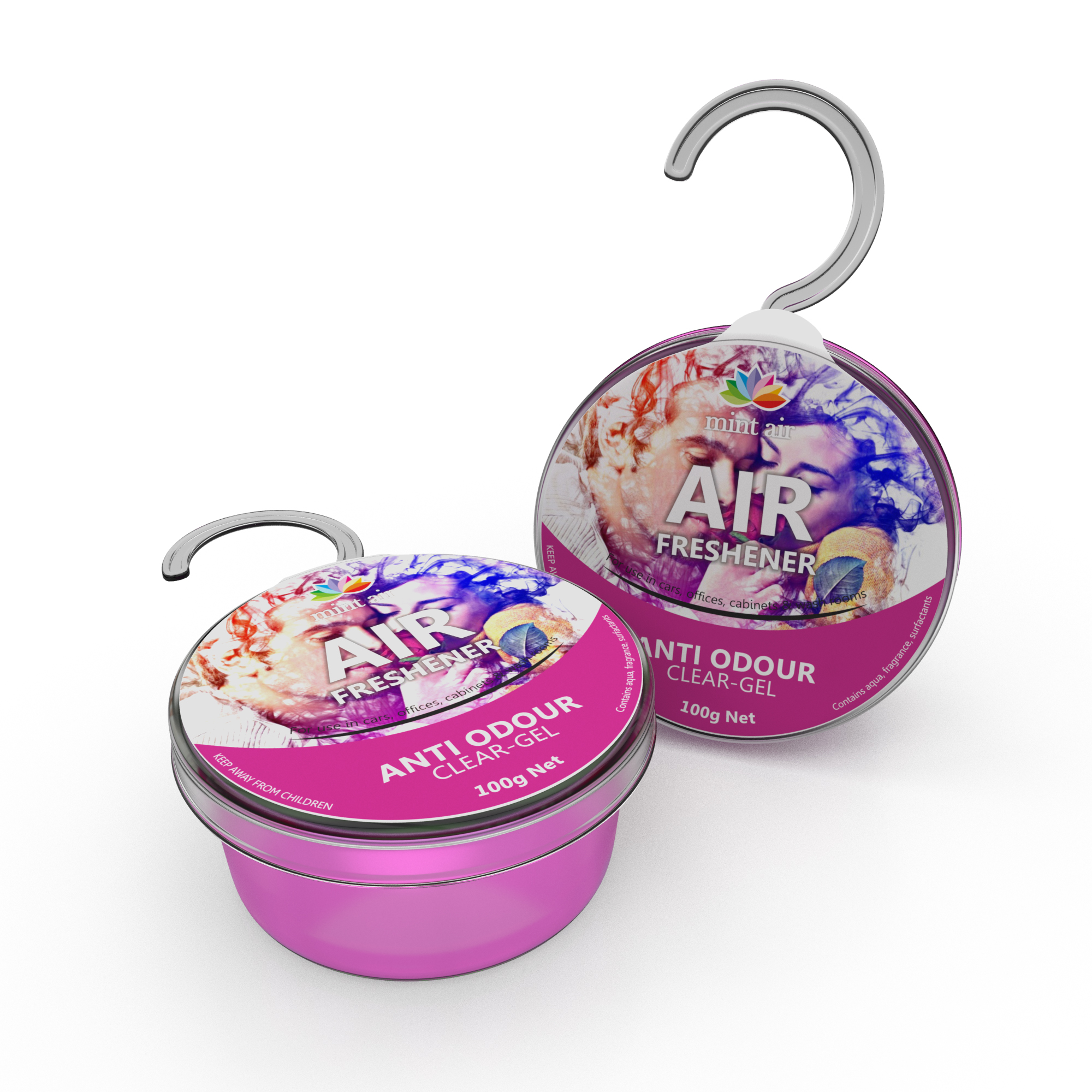Air Freshner Anti Odour Clear Gel Mint Air Air Freshners Perfumes