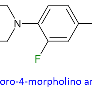 "Chemical Structure of Linezolid 3-Fluoro-4-Morpholino Aniline , 93246-53-8 "