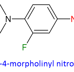 Chemical Structure of Linezolid 3-Fluoro-4-Morpholinyl Nitrobenzene , 2689-39-6