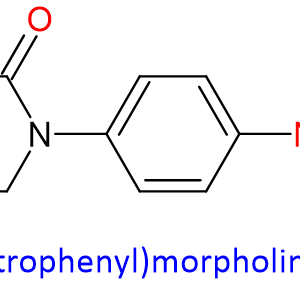 Chemical Structure of Linezolid 4-(4-Nitrophenyl)Morpholin-3-One , 446292-04-2