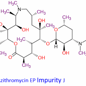 Chemical Structure of Azithromycin Impurity-J , 117693-41-1