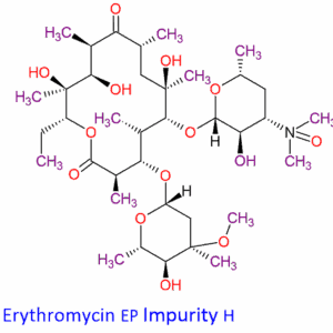 Chemical Structure of Erythromycin Impurity-H , 992-65-4
