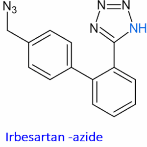 Chemical Structure of Irbesartan -Azide , 152708-24-2