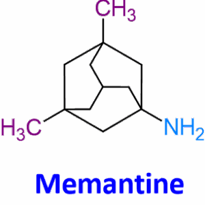 Chemical Structure of Memantine , 19982-08-02