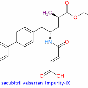 Chemical Structure of Sacubitril Valsartan Impurity-IX