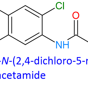 Chemical Structure of 2-Cyano-N-(2,4-Dichloro-5-Methoxyphenyl)Acetamide 846023-24-3