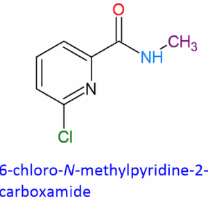 Chemical Structure of 6-Chloro-N-Methylpyridine-2-Carboxamide 845306-04-9