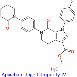 Chemical Structure of Apixaban Stage-II Impurity-IV 2029205-62-5