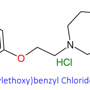 Chemical Structure of 1-{2-[4-(Chloromethyl)Phenoxy]Ethyl}Azepane Hydrochloride , 223251-25-0