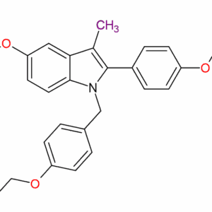 Chemical Structure of Bazeoxifene Acetate Stage-II
