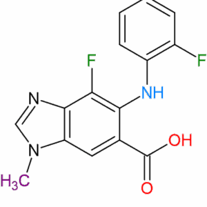Chemical Structure of Binimetinib Acid 1415564-99-6