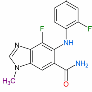 Chemical Structure of Binimetinib Amide