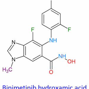 Chemical Structure of Binimetinib Hydroxamic Acid