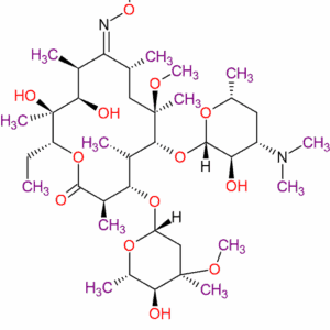 Chemical Structure of Clarithromycin EP Impurity G 127182-44-9