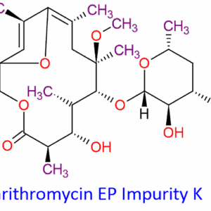 Chemical Structure of Clarithromycin EP Impurity K 127157-35-1