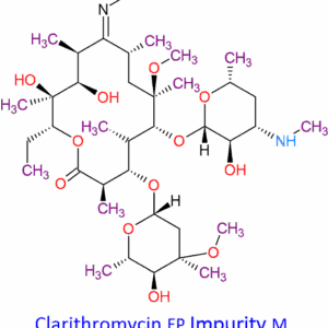 Chemical Structure of Clarithromycin EP Impurity M 127182-43-8