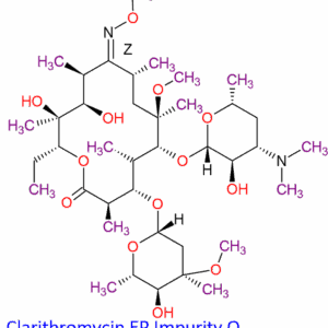 Chemical Structure of Clarithromycin EP Impurity O 127253-80-6