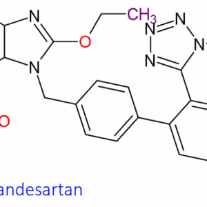 Chemical Structure of Trityl Candesartan 139481-72-4