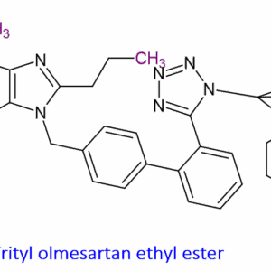 Chemical Structure of Trityl Olmesartan Ethyl Ester 144690-33-5