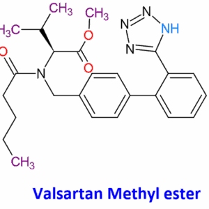 Chemical Structure of Valsartan Methyl Ester 137863-17-3