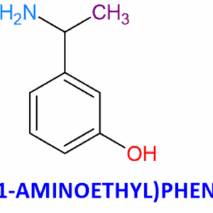 Chemical Structure of 3-(1-AMINOETHYL)PHENOL CAS NO. 63720-38-7