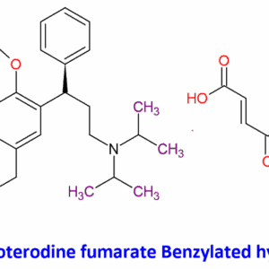 Chemical Structure of Fesoterodine Fumarate Benzylated Hydroxy Imp , CAS NO. 156755-37-2