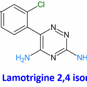 Chemical Structure of Lamotrigine 2,4 Isomer , CAS NO. 38943-76-9