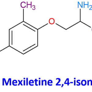 Chemical Structure of Mexiletine 2’,4’-Isomer , CAS NO. 180966-61-4