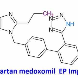 Chemical Structure of Olmesartan Medoxomil EP Impurity-B , CAS NO. 849206-43-5
