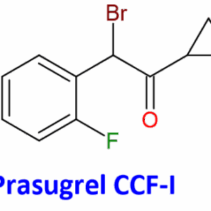 Chemical Structure of Prasugrel CCF-I , CAS NO. 204205-33-4