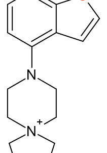 Chemical Structure of 8-(Benzo[B]Thiophen-4-Yl)-5,8-Diazaspiro[4.5]Decan-5-Ium