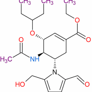 Oseltamivir 5-Desamino 5-(2-Formyl 5-Hydroxymethylpyrrol-1-yl)