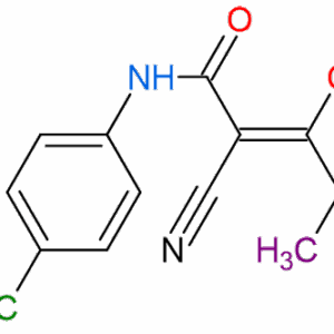 2-Cyano-3-hydroxy-N-(4-(trifluoromethyl)phenyl)pent-2-enamide