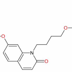 7-(4-Bromobutoxy)-1-[4-[(2-oxo-1H-quinolin-7-yl)oxy]butyl]quinolin-2-one