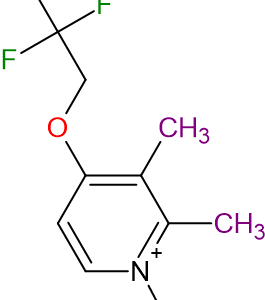 2,3-dimethyl-4-(2,2,2-trifluoroethoxy)-pyridine N-oxide