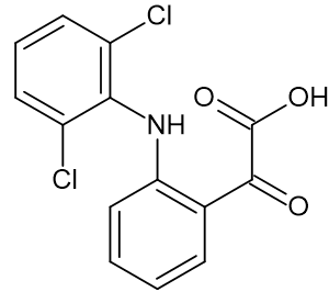 2-(2,6-Dichloroanilino)-phenyl glyoxylic Acid