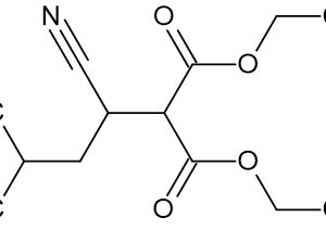 Diethyl (1-cyano-3-methylbutyl)propanedioate