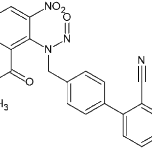 Methyl 2-{[(2'-cyanobiphenyl-4-yl)methyl](nitroso)amino}-3-nitrobenzoate