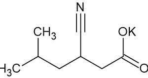 Potassium (3S)-3-cyano-5-methyl hexanoate