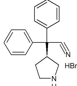 3-(S)-(+)-(1-Cyano-1,1-diphenylmethyl) pyrrolidine hydrobromide
