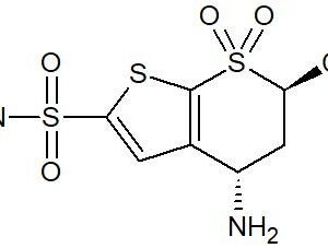 ((4S,6S)-4-Amino-6-methyl-5,6-dihydro-4H-thieno[2,3-b]thiopyran-2-sulfonamide 7,7-dioxide)