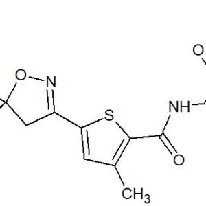 ( S )- 3-methyl-N-{2-oxo-2-[(2,2,2-trifluoroethyl)amino]ethyl}-5-[(5R)-5-(3,4,5-trichlorophenyl)-5-(trifluoromethyl)-4,5-dihydro-1,2-oxazol-3-yl]thiophene-2-carboxamide