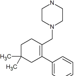 1-[(4,4-dimethyl-2-phenylcyclohex-1-en-1-yl)methyl]piperazine