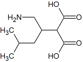(1-amino-4-methylpentan-2-yl)propanedioic acid