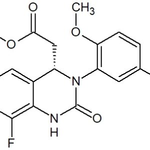 Methyl {(4S)-8-fluoro-3-[2-methoxy-5-(trifluoromethyl)phenyl]-2-oxo-1,2,3,4-tetrahydroquinazolin-4-yl}acetate